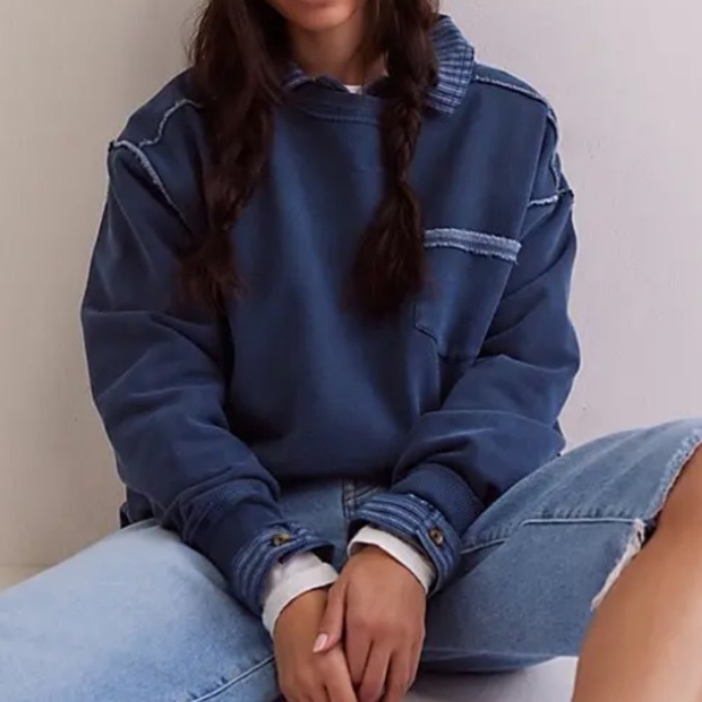 NWOT Free People We The Free Wallace Pullover Size XS